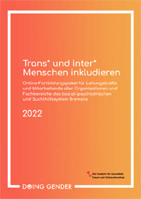 Flyer Trans* und inter* Menschen inkludieren